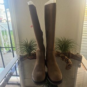 Blondo Taupe Suede Women's Boots